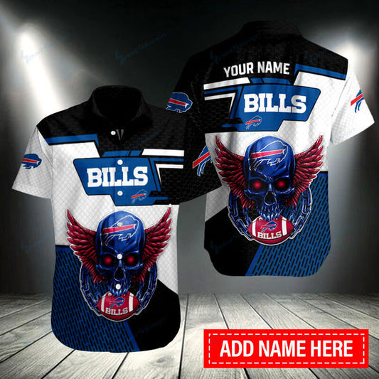 Buffalo Bills 2 (50) Personalized Hawaiian Button down shirt