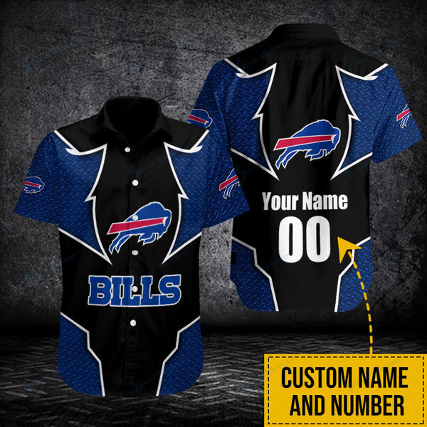 Buffalo Bills 2 (52) Personalized Hawaiian Button down shirt