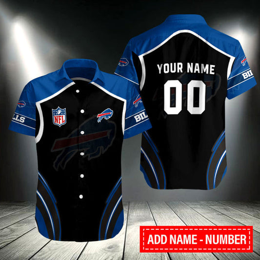 Buffalo Bills 2 (55) Personalized Hawaiian Button down shirt