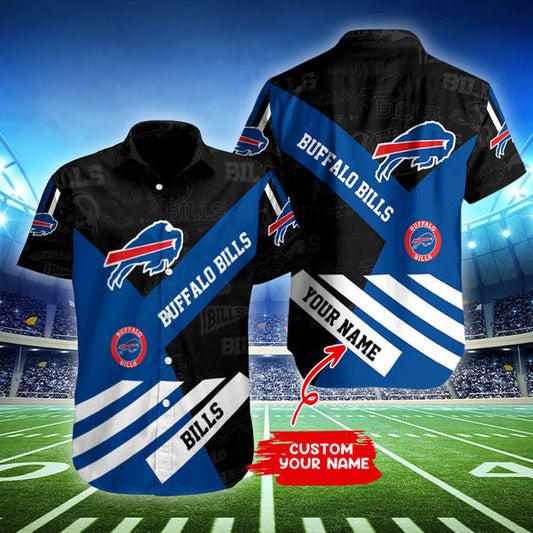 Buffalo Bills 2 (56) Personalized Hawaiian Button down shirt