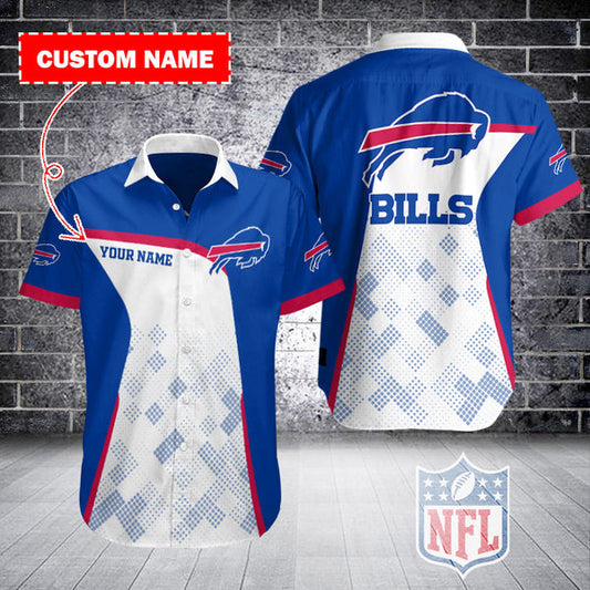 Buffalo Bills 2 (58) Personalized Hawaiian Button down shirt