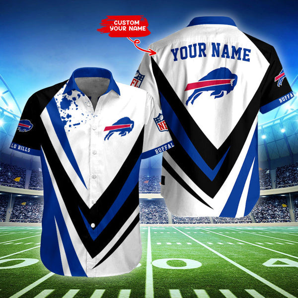 Buffalo Bills 2 (63) Personalized Hawaiian Button down shirt