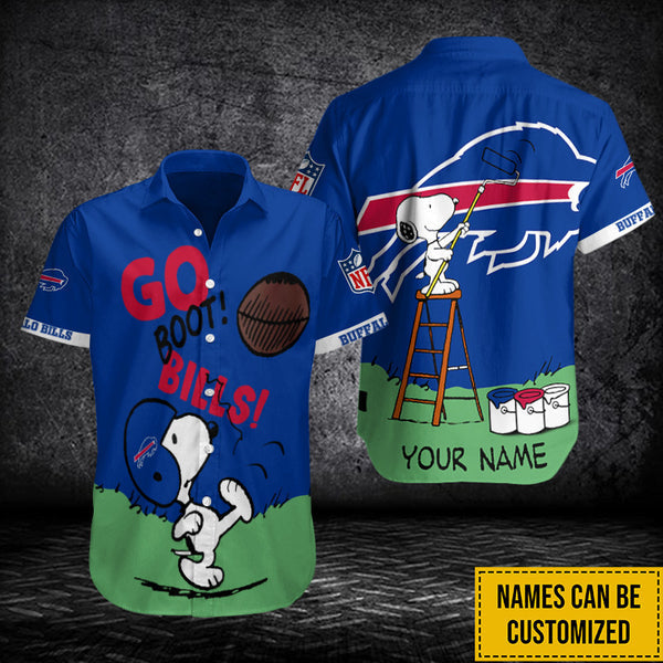 Buffalo Bills 2 (67) Personalized Hawaiian Button down shirt