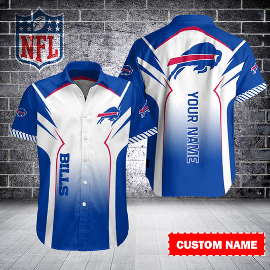 Buffalo Bills 2 (69) Personalized Hawaiian Button down shirt