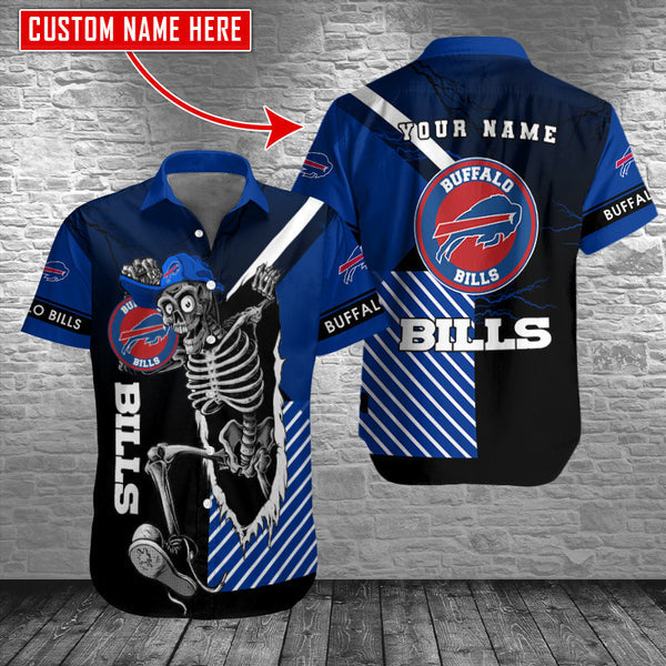 Buffalo Bills 2 (71) Personalized Hawaiian Button down shirt