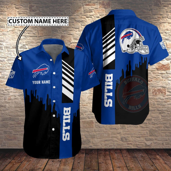 Buffalo Bills 2 (73) Personalized Hawaiian Button down shirt