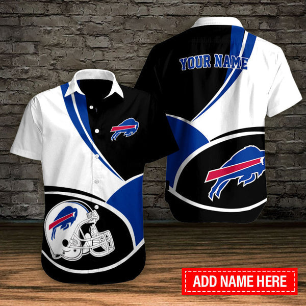 Buffalo Bills 2 (74) Personalized Hawaiian Button down shirt