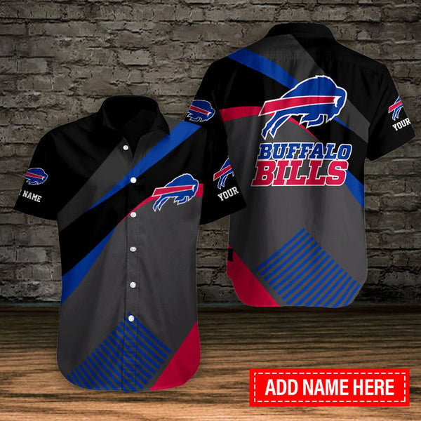 Buffalo Bills 2 (77) Personalized Hawaiian Button down shirt