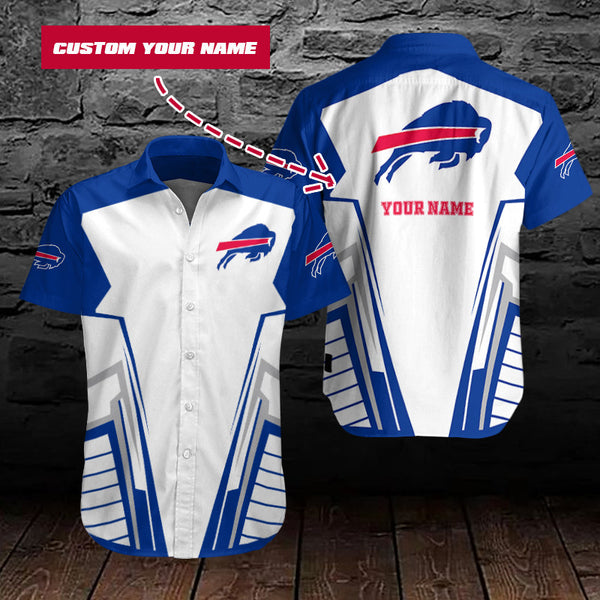 Buffalo Bills 2 (82) Personalized Hawaiian Button down shirt