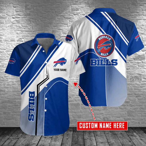 Buffalo Bills 2 (83) Personalized Hawaiian Button down shirt