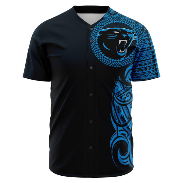 Carolina Panthers Personalized Baseball Jersey 011