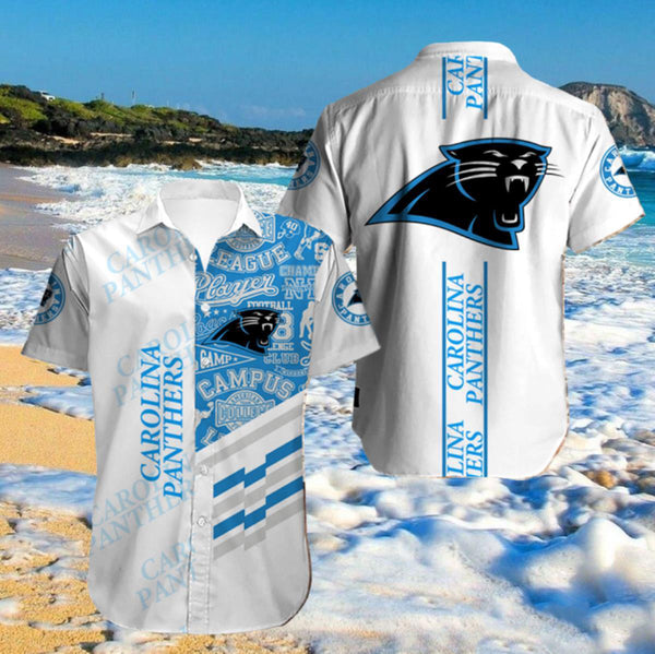 Carolina Panthers 2 (6) Personalized Hawaiian Button down shirt