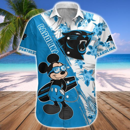Carolina Panthers 2 (10) Personalized Hawaiian Button down shirt