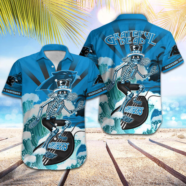 Carolina Panthers 2 (11) Personalized Hawaiian Button down shirt