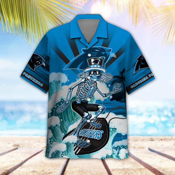 Carolina Panthers 2 (11) Personalized Hawaiian Button down shirt
