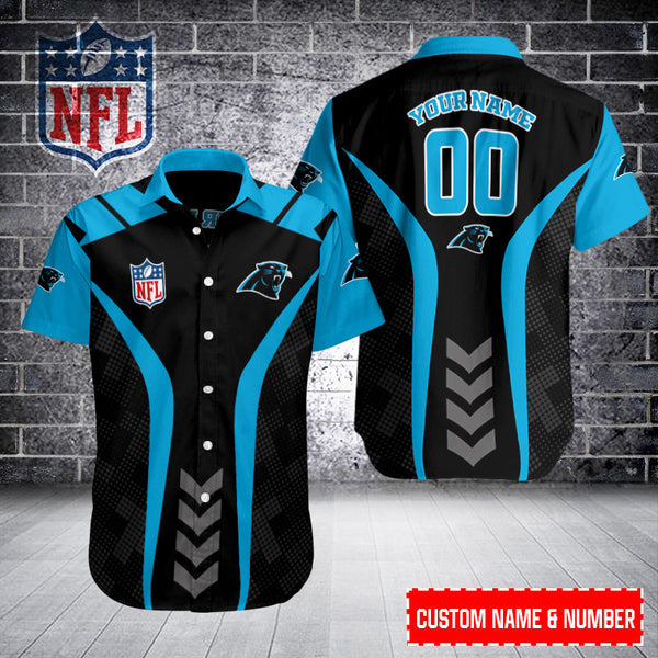 Carolina Panthers 2 (25) Personalized Hawaiian Button down shirt