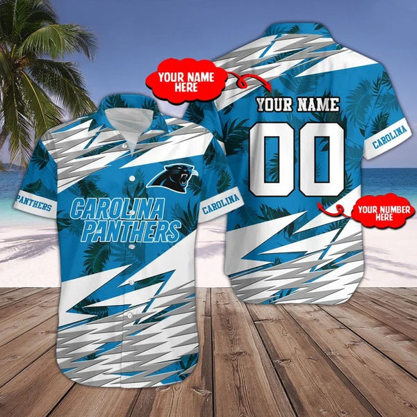 Carolina Panthers 2 (26) Personalized Hawaiian Button down shirt