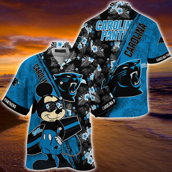 Carolina Panthers 2 (28) Personalized Hawaiian Button down shirt