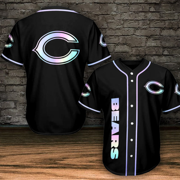Chicago Bears Personalized Baseball Jersey 007
