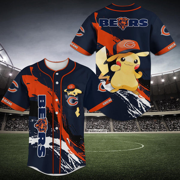 Chicago Bears Personalized Baseball Jersey 002
