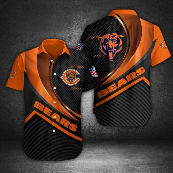 Chicago Bears 2 (12) Personalized Hawaiian Button down shirt