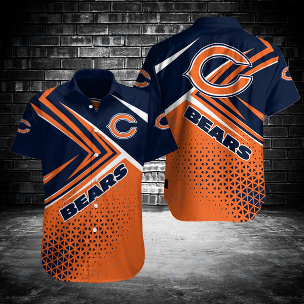Chicago Bears 2 (13) Personalized Hawaiian Button down shirt