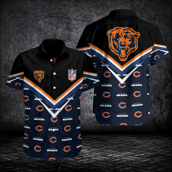 Chicago Bears 2 (16) Personalized Hawaiian Button down shirt