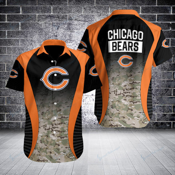 Chicago Bears 2 (18) Personalized Hawaiian Button down shirt