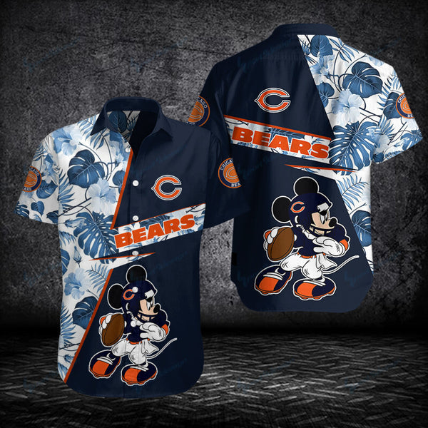 Chicago Bears 2 (19) Personalized Hawaiian Button down shirt