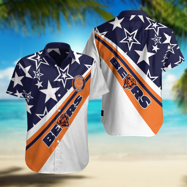 Chicago Bears 2 (20) Personalized Hawaiian Button down shirt