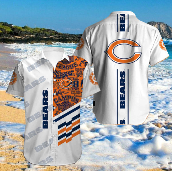 Chicago Bears 2 (22) Personalized Hawaiian Button down shirt