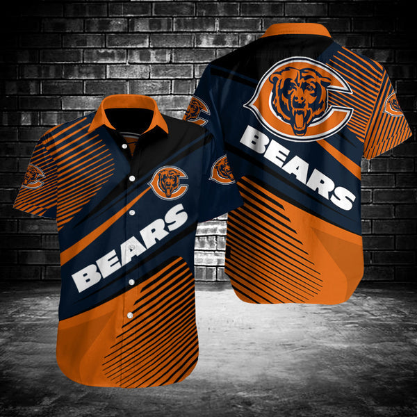 Chicago Bears 2 (28) Personalized Hawaiian Button down shirt