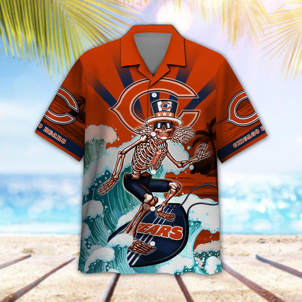 Chicago Bears 2 (29) Personalized Hawaiian Button down shirt