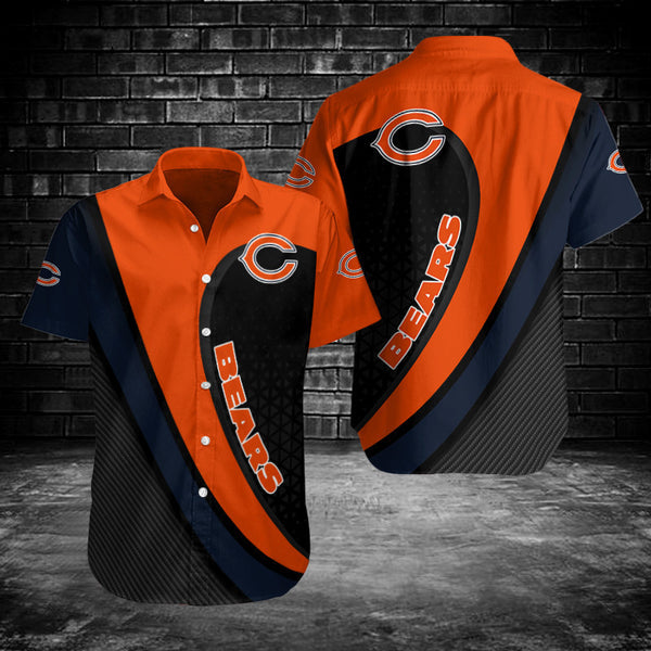 Chicago Bears 2 (33) Personalized Hawaiian Button down shirt