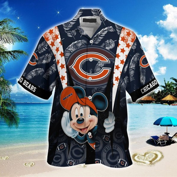 Chicago Bears 2 (35) Personalized Hawaiian Button down shirt
