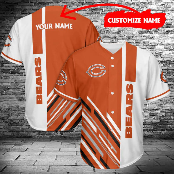 Chicago Bears Personalized Baseball Jersey 014