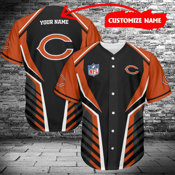 Chicago Bears Personalized Baseball Jersey 016