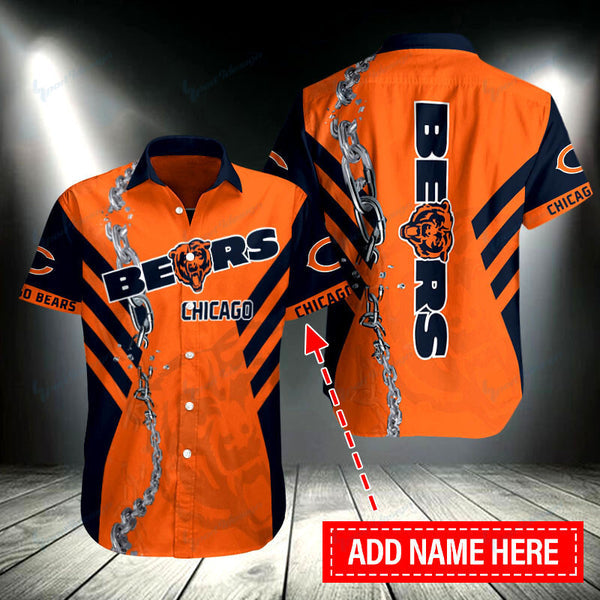 Chicago Bears 2 (40) Personalized Hawaiian Button down shirt
