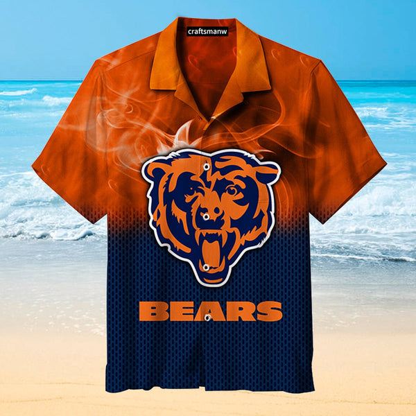Chicago Bears 2 (52) Personalized Hawaiian Button down shirt