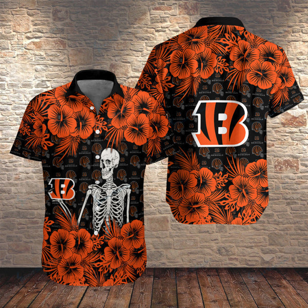 Cincinnati Bengals 2 (9) Personalized Hawaiian Button down shirt