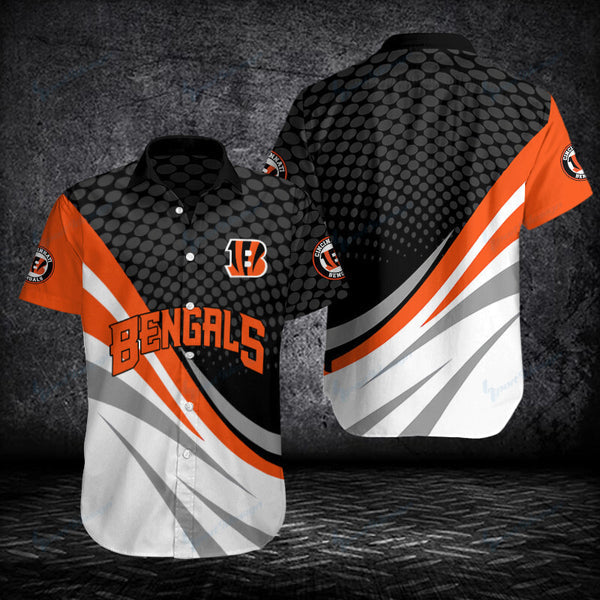 Cincinnati Bengals 2 (11) Personalized Hawaiian Button down shirt
