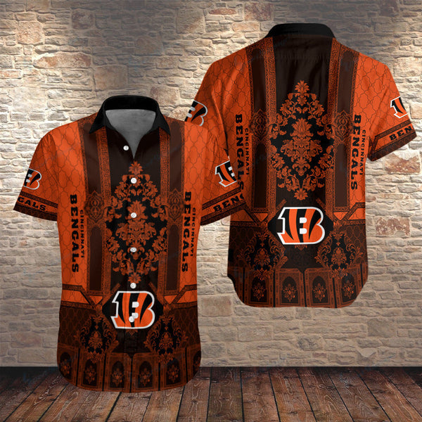 Cincinnati Bengals 2 (14) Personalized Hawaiian Button down shirt