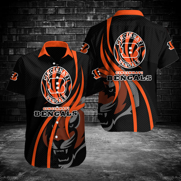 Cincinnati Bengals 2 (20) Personalized Hawaiian Button down shirt