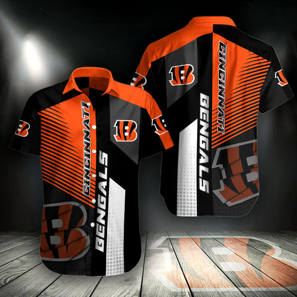 Cincinnati Bengals 2 (21) Personalized Hawaiian Button down shirt