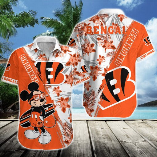 Cincinnati Bengals 2 (25) Personalized Hawaiian Button down shirt