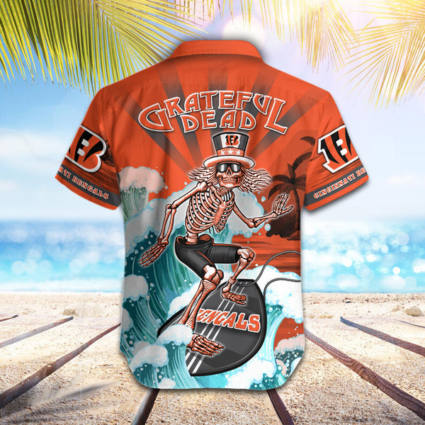 Cincinnati Bengals 2 (27) Personalized Hawaiian Button down shirt