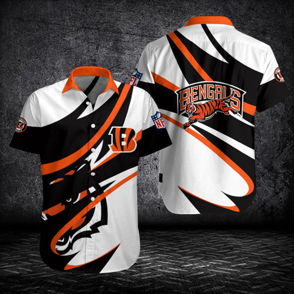 Cincinnati Bengals 2 (32) Personalized Hawaiian Button down shirt