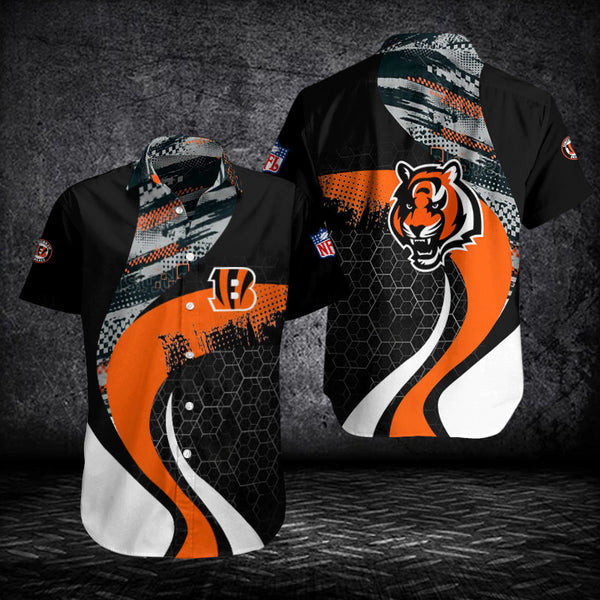 Cincinnati Bengals 2 (35) Personalized Hawaiian Button down shirt