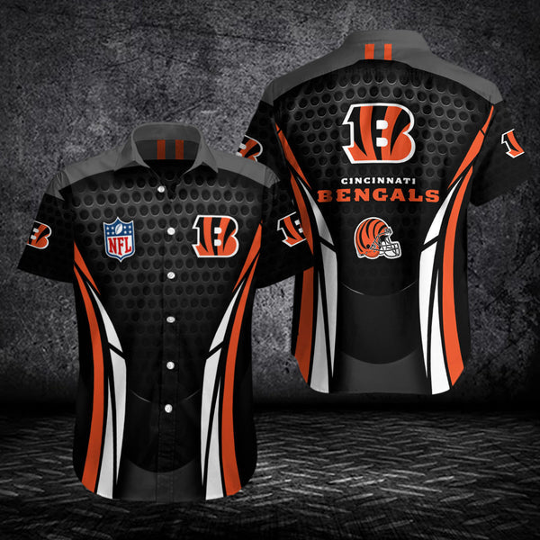 Cincinnati Bengals 2 (36) Personalized Hawaiian Button down shirt