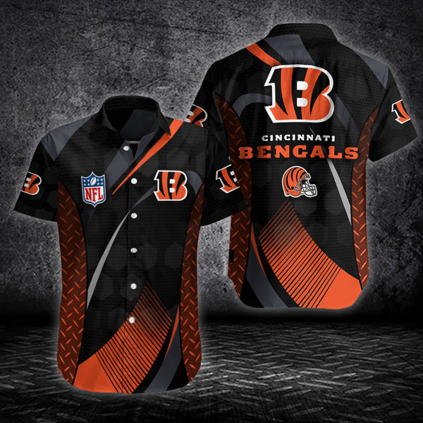Cincinnati Bengals 2 (37) Personalized Hawaiian Button down shirt